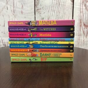 Roald Dahl Paperback Book Collection 9 books in total